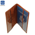 China supplier wholesale custom durable travel leather passport holder